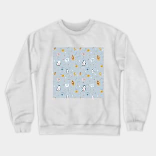 Baby cosmic pattern Crewneck Sweatshirt